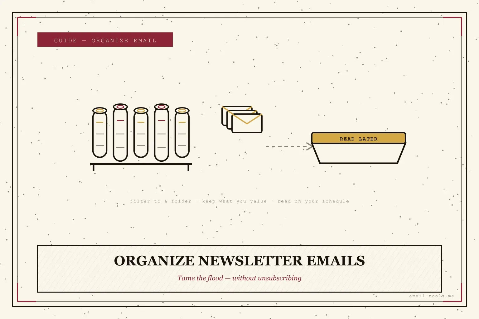 How to Organize Newsletter Emails Without Unsubscribing